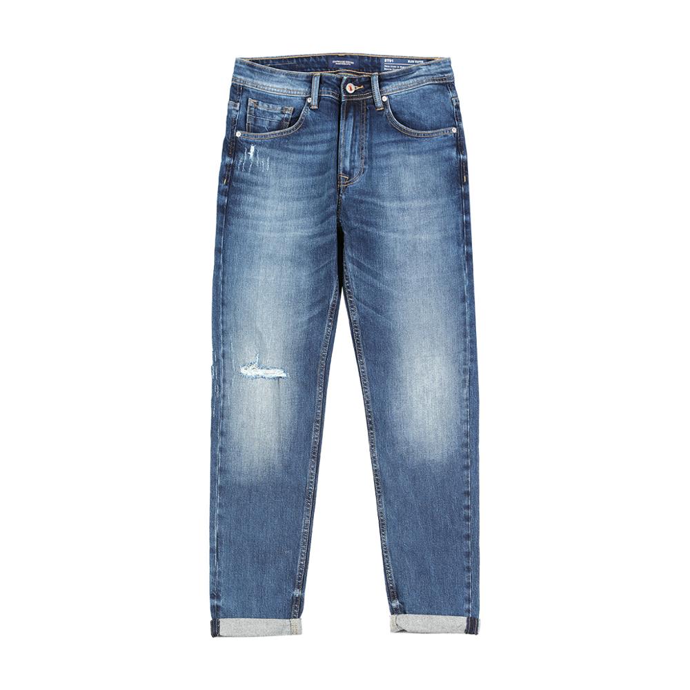 Simwood spring slim-fit tilspidsede små stretch-denim jeans herre ripped hole plus size denim bukser  sj110140: 30
