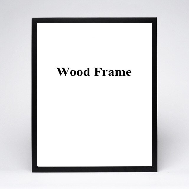 Wooden Frame A4 A3 Black White Nature Solid Simple Picture Photo Frame with Mats for Wall Mounting Hardware Included: Black / 15x20cm