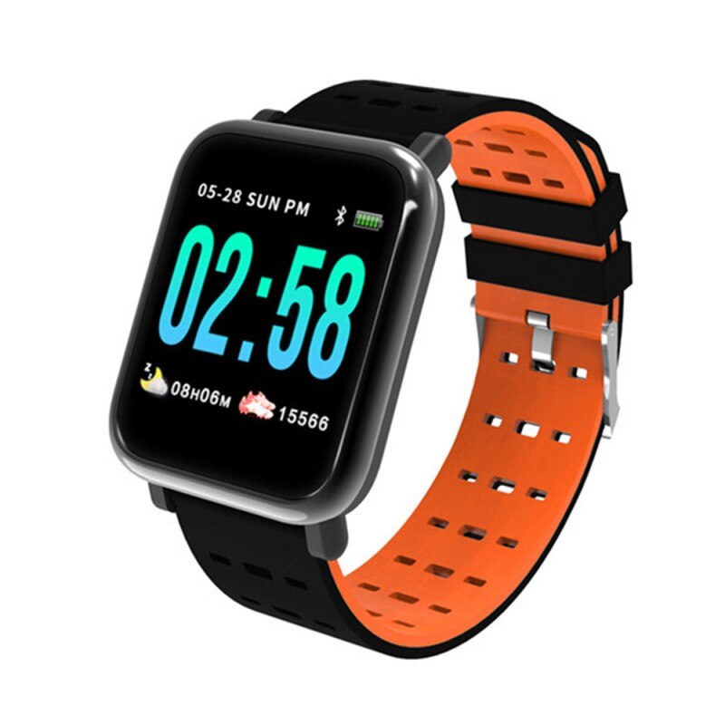 Intelligente Della Vigilanza Del braccialetto Del Braccialetto Intelligente Impermeabile Smartwatch per Samsung galassia S10 5G S10e S10 Più S9 S8 S7 Nota 9 8 braccialetti: Arancione
