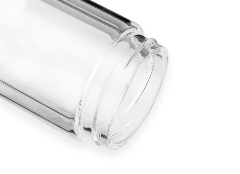 Dubbelwandige glazen waterflessen met thee-infuser, slimme drinkflessen voor zakelijk gebruik, draagbaar voor mannen