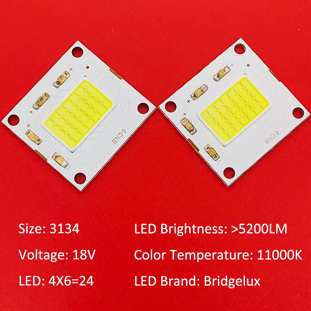 1 個 bridgelux プロジェクターランプ 3134 60 ワット 18V 45MIL マイクロ led プロジェクター Rigal 交換更新修理 CZ-Q5 CZ-Q5W