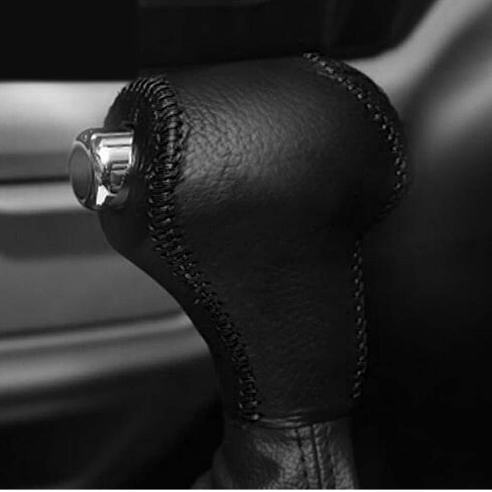 Leder Auto schaltknauf abdeckung Kragen kopf fallen für Kia Sportage R Cerato K3 K5 Sorento zubehör
