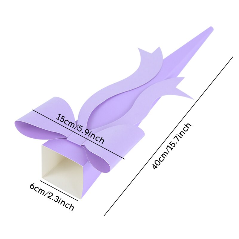 1/4 Stuks Karton Likdoorns Inpakpapier Rose Bloem Verpakking Geschenkdozen Voor Valentijnsdag Moederdag bloemist Boeket Verpakking: B03 / 1Pcs
