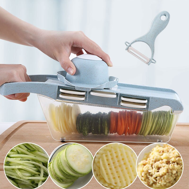 Keuken Aardappel Shredder Rasp Wortel Snijmachine Radijs Geraspte Komkommer Chopper Freesmachine Dicer Aardappel Groentesnijder