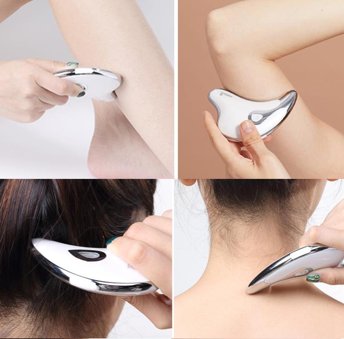 xiaomi Wellskins Micro-current Smart Gua Sha Massager Household Whole Body Meridian Brush Massager Dredge Facial Beauty Device