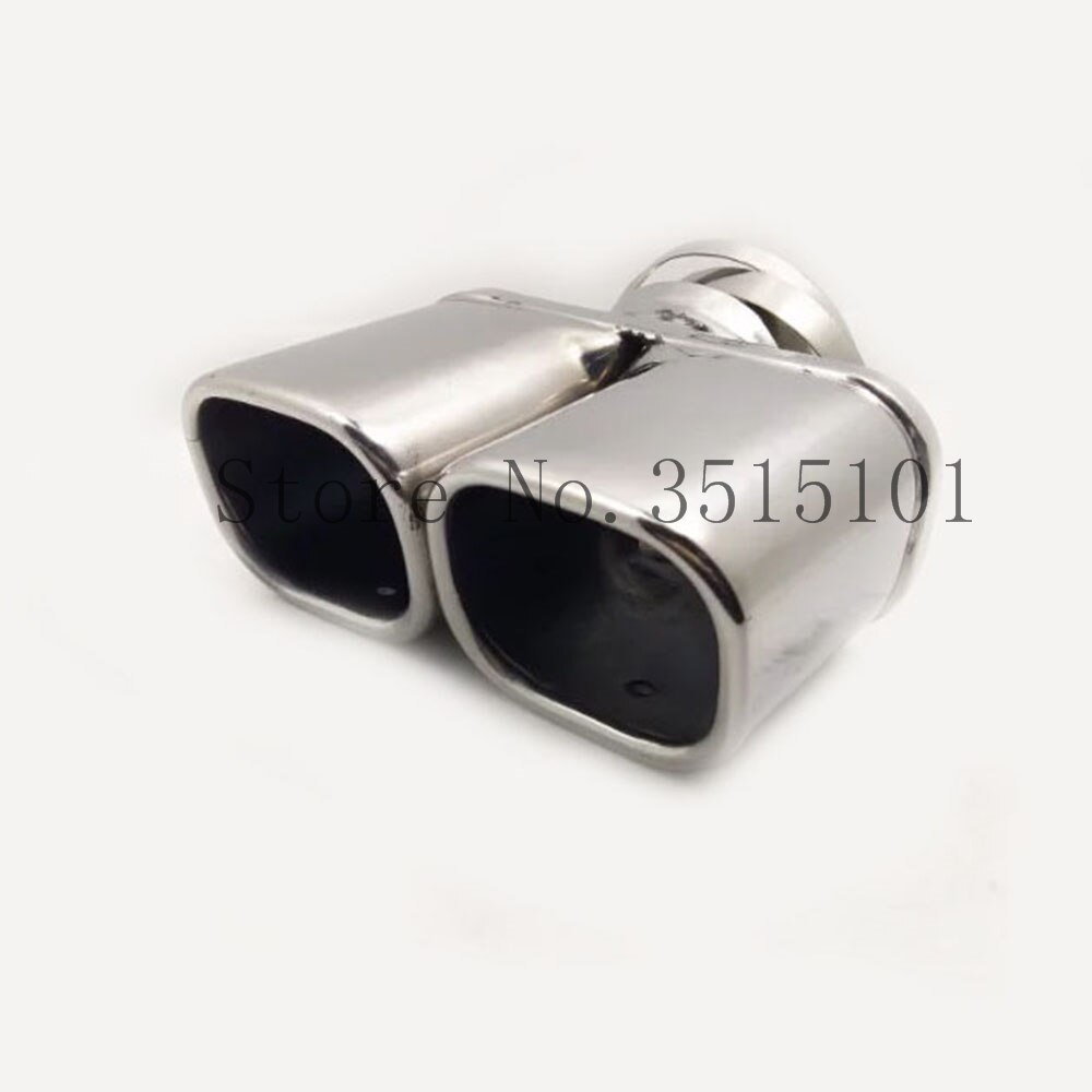 For Renault Kadjar Car Stainless Steel Cover Muffler Pipe Outlet Dedicate Exhaust Tip Tail 1pcs