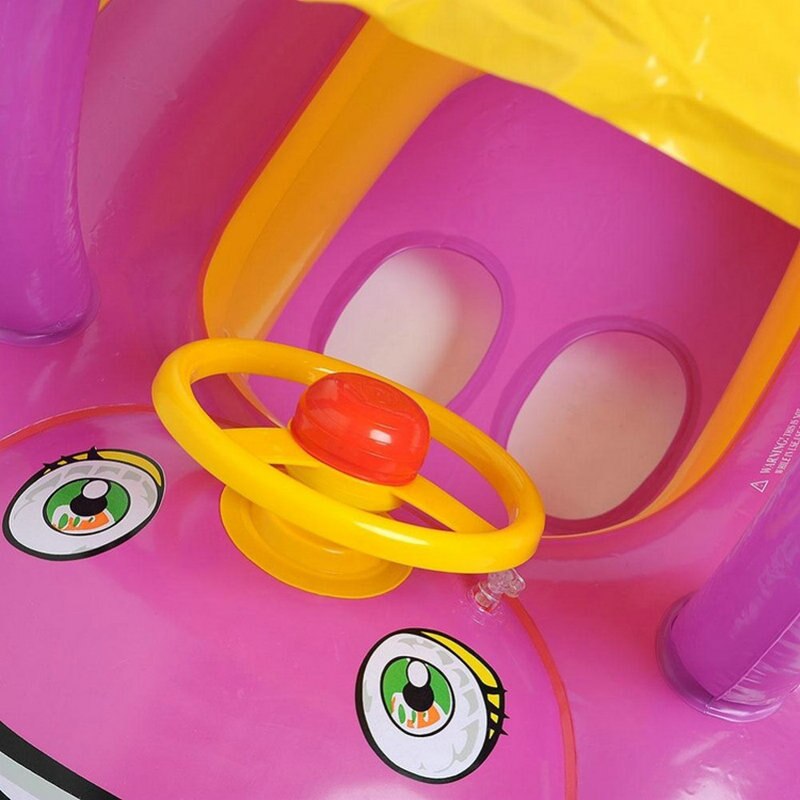 Baby Aufblasbare Schwimmen Ring Schwimmbad schweben Sicherheit Schwimmen Ringe Aufblasbare Schwimmen schweben Mit Sonnenschirm Sitz Floß Wasser Spaß Schwimmbad Spielzeug