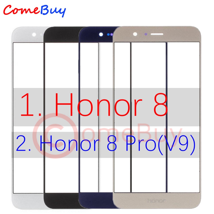 for Huawei Honor 8 Front Outer Glass Lens Touch Screen Panel For Huawei Honor 8 Pro Front Glass Lens FRD L19 L09 L14 DUK AL20