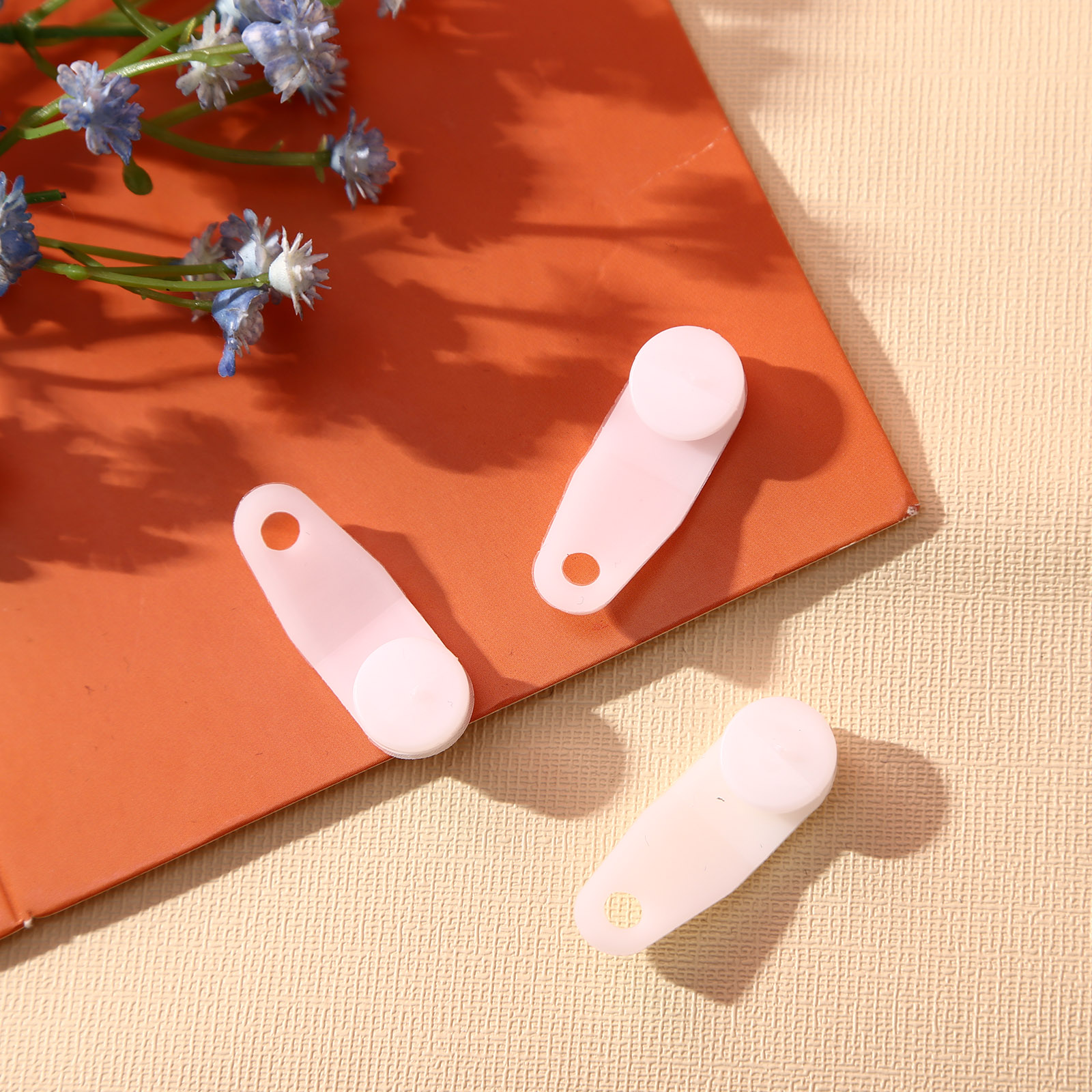 100Pcs Plastic Snap-in Traverse Rod Slides Replacements Curtain Track Carrier Slide Roller Rail Pulleys Window Curtain Accessory