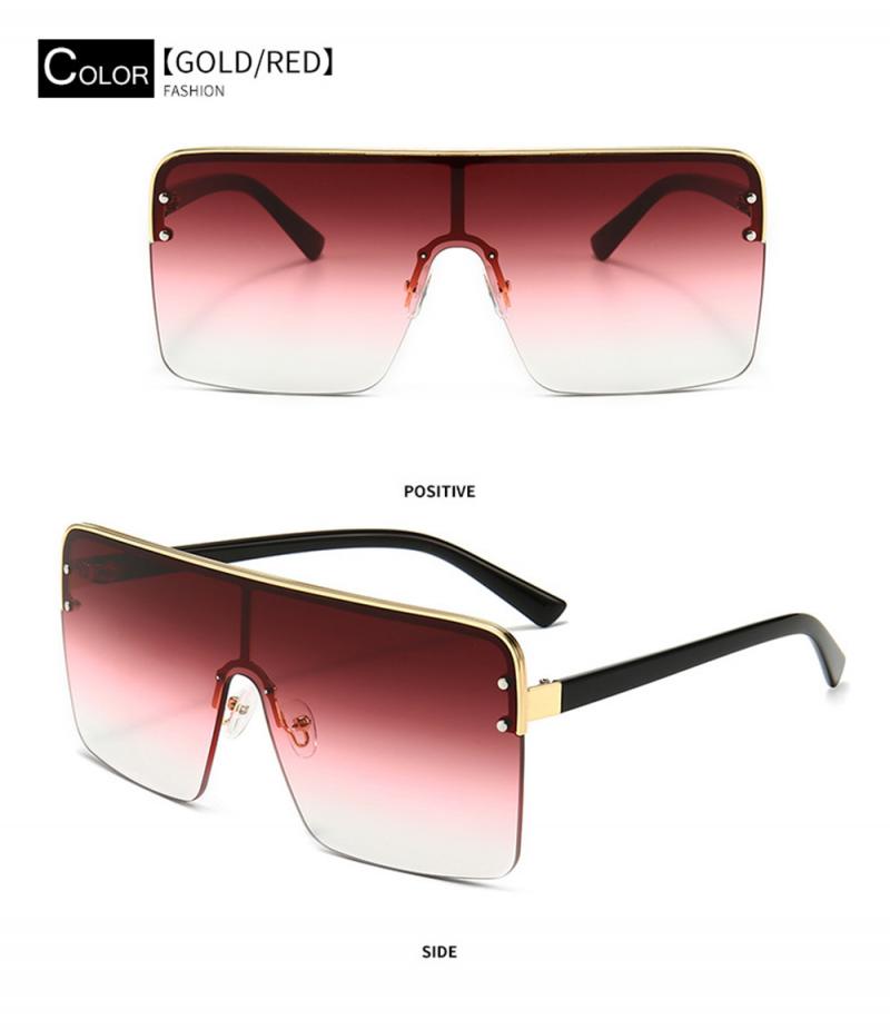Unisex solbriller voksen udendørs anti-peeping integreret beskyttelsesbriller metalramme