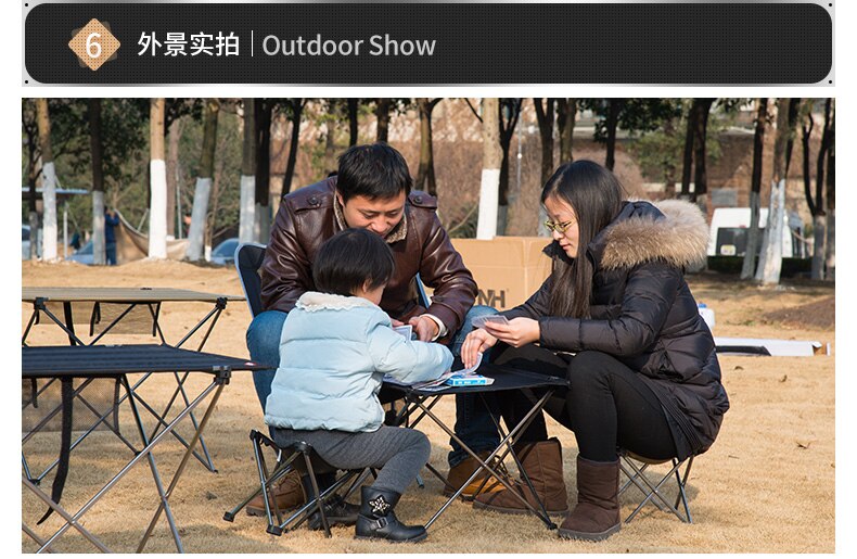 Naturehike Outdoor Camping Hiking ultralight folding table Travel Wild Dining Picnic table Thicken Oxford Folding table