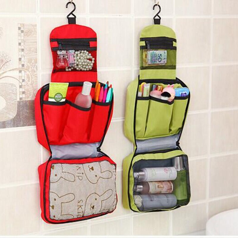 Multicolori di grande capacità appesi borse da viaggio cosmetiche da viaggio uomo donna organizzatori in Nylon borse per calze FVC impermeabili galleggianti