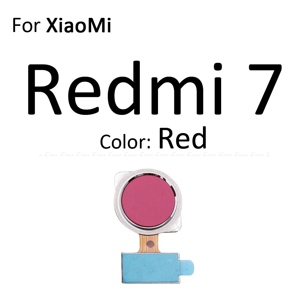 Fingerabdruck Sensor Verbindung Hause Geschmack Für Xiaomi Redmi Hinweis 7 Profi berühren Ich würde Anerkennung Rückkehr Geschmack Verbinder biegen Band: Pro Redmi 7 rot