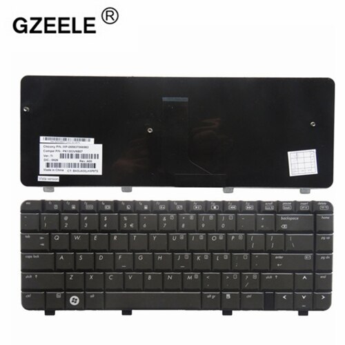 Teclado para ordenador portátil, para HP Pavilion DV4-1000 DV4-1103TX, DV4-1020, 1428, DV4-1100, Inglés: Negro
