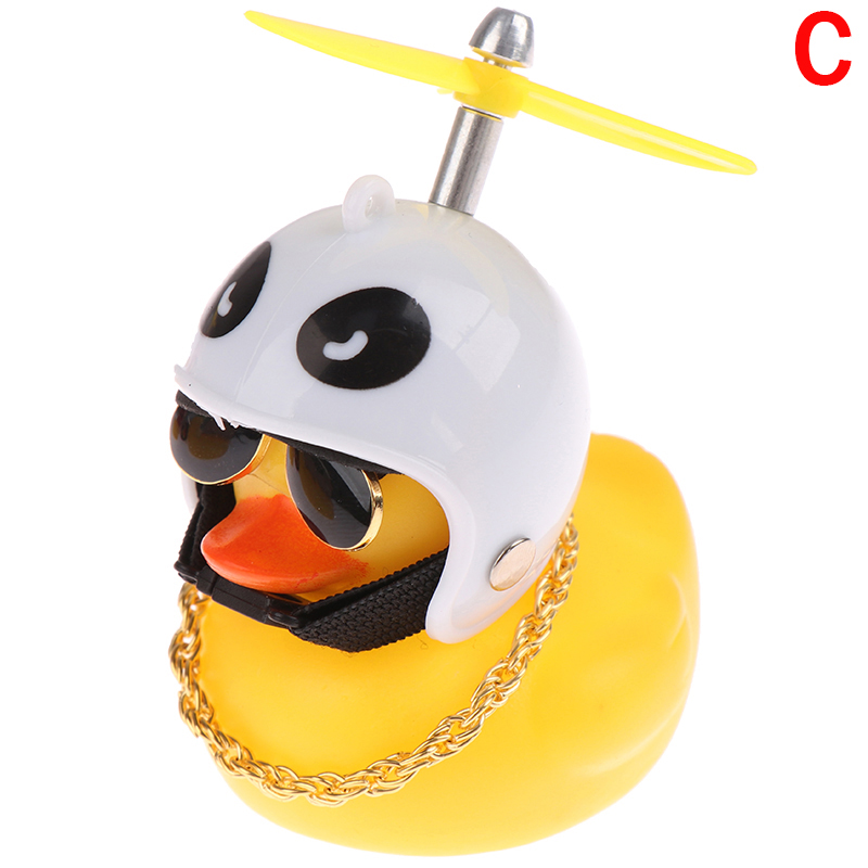1 PC SchöNe Kleine Gelbe Ente Auto Waren Wind-brechen Welle-brechen Ente Für Auto Ornamente Auto innen Dekoration: C