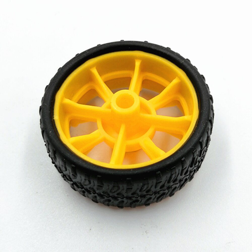 10 stücke 2*42mm gummi-beschichtet Panzer räder TT Motor- räder gummi räder kleinen rädern spielzeug räder