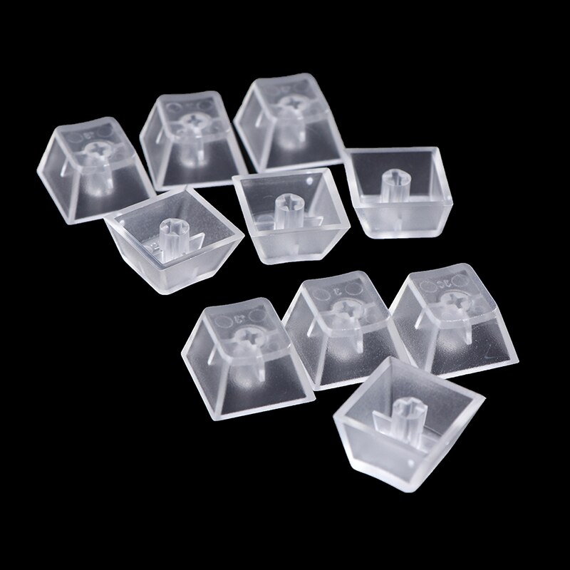10Pcs Transparent Keycaps Mechanical keyboard Keycaps Matte Backlit Keycaps