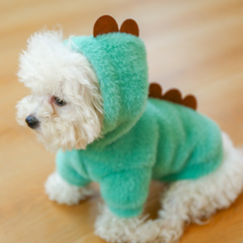 Teddy Dog Clothes Pet Little Flying Dragon Hoodie Sweater Pomeranian Bichon Chihuahua Pet Cat Winter Hoodies