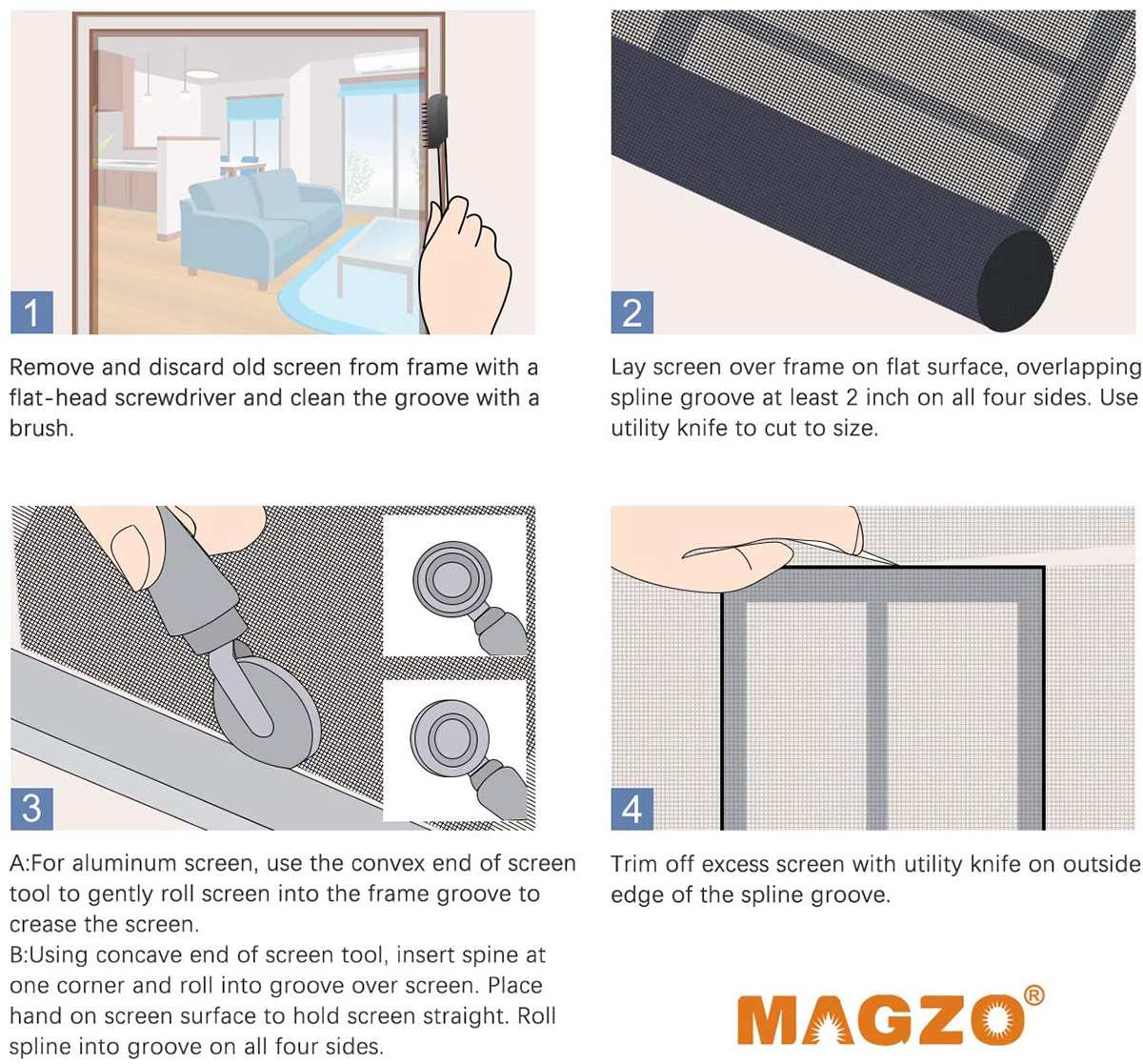 1-3 Meters 20 Meshes Nano Fly Mosquito Screen Net Mesh for Door Window, Protect Baby & Family from Insect and Bug