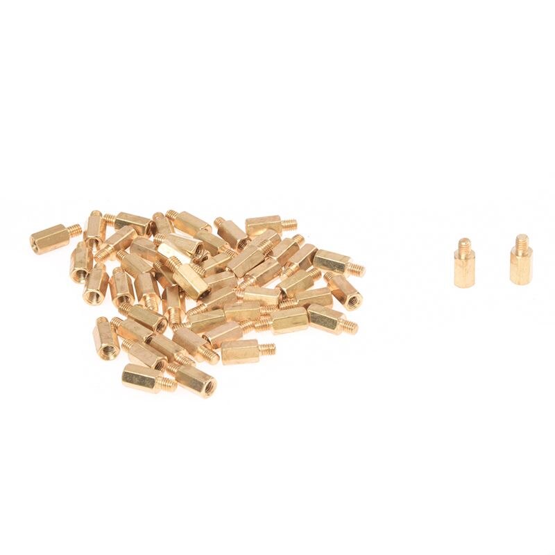 Distanziali M3 maschio x M3 femmina 8mm lungo esagonale PCB distanziali 50 pezzi