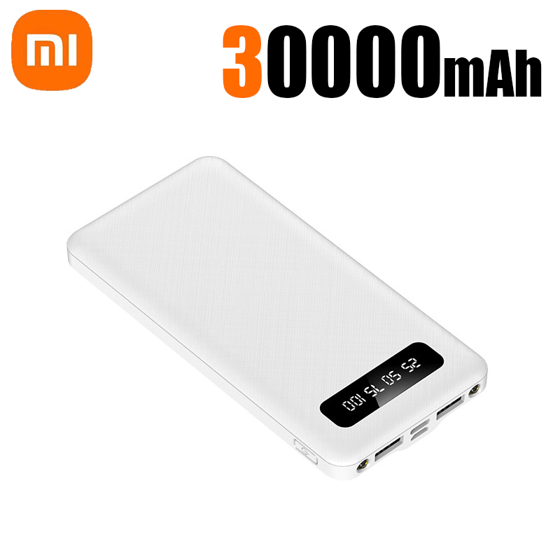 Xiaomi 500000mAh Power Bank 120W Carga super rápida Bateria externa portátil de grande capacidade com display digital LED para telefones: Vermelho