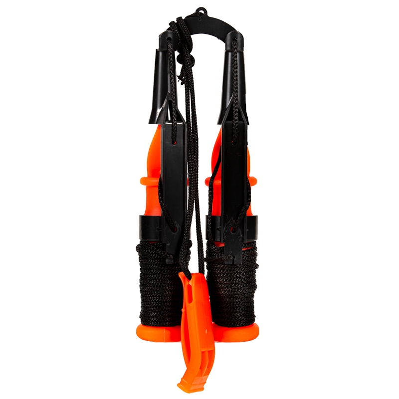 Winter Ice Fishing Pick Chisel Portable Outdoor Life-Saving Handheld Spikes With Lanyard Fishing Tackle Fishing Tool