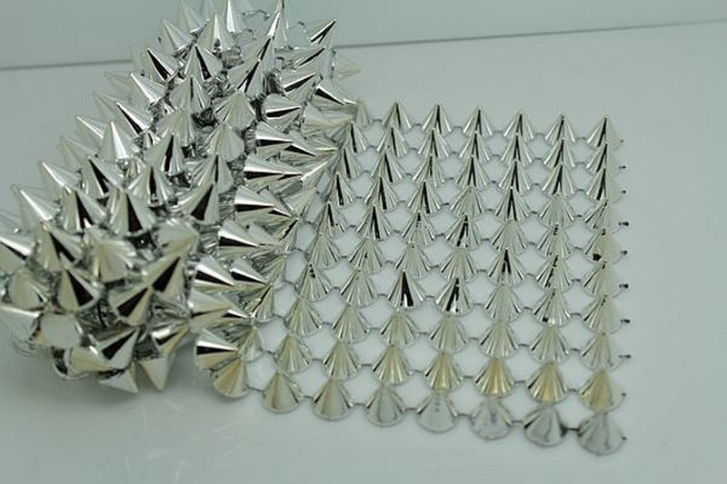 Cinta de malla con puntas, tachuelas con diamantes de imitación para bolso, sombrero, zapatos, ropa, artesanía de cuero, decoración, accesorios DIY: Silver / 50cm