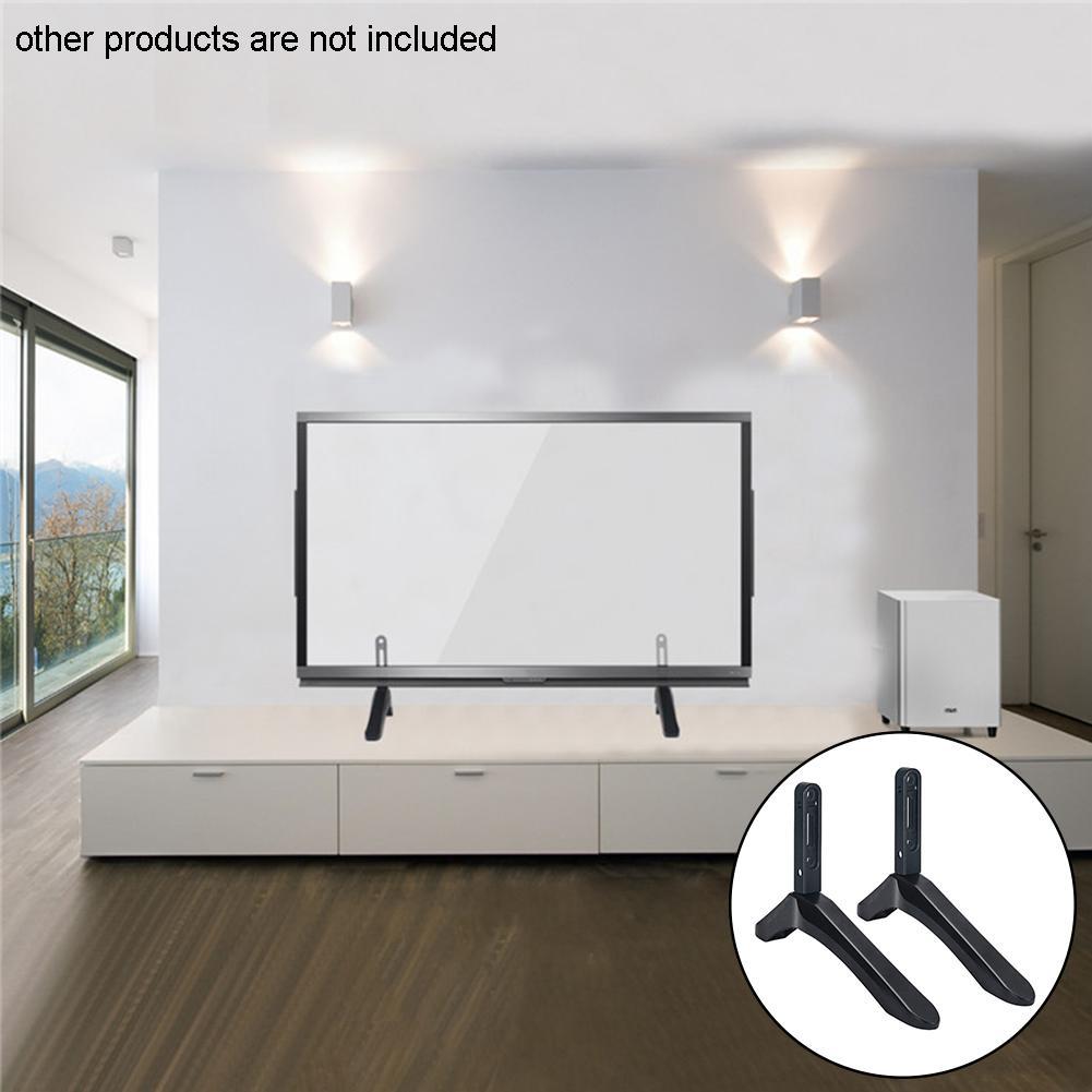 2pcs Universal TV Stand Base Mount For 32-65 Inch Stand With Screw Desktop Stand TV Stand Base Place Cards Wedding
