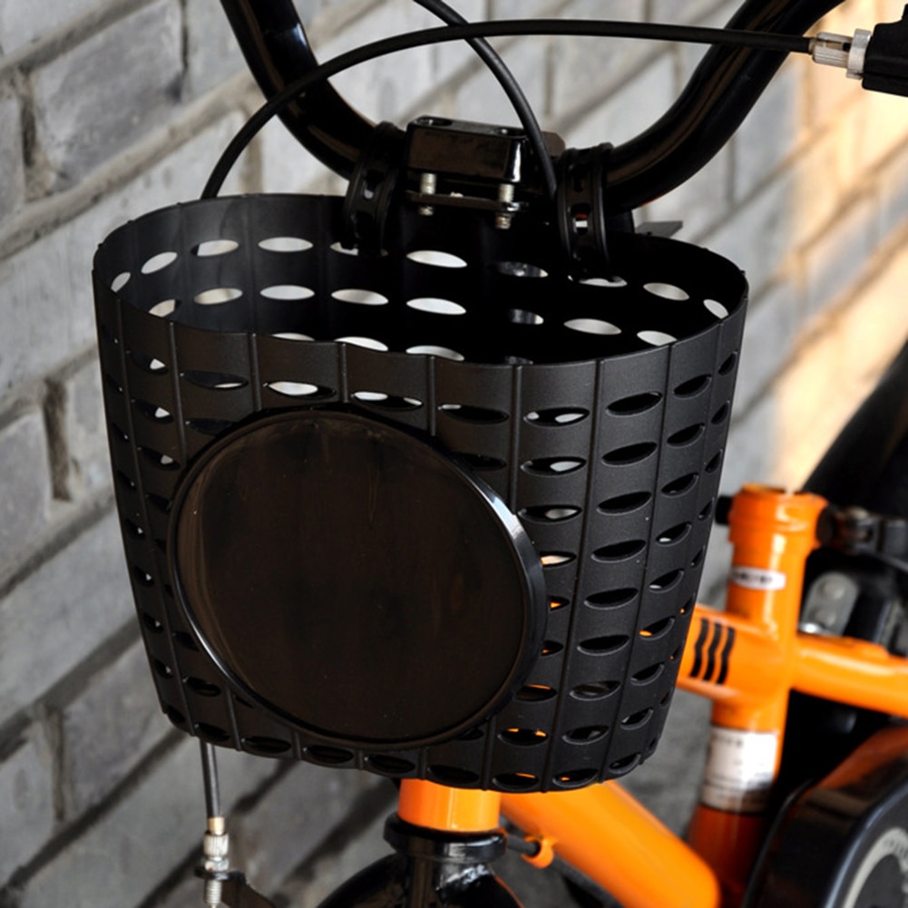 Cykelkurv forreste taske hængende kurv styr plast opbevaringsforsyning kurv til børn pige cykeltilbehør