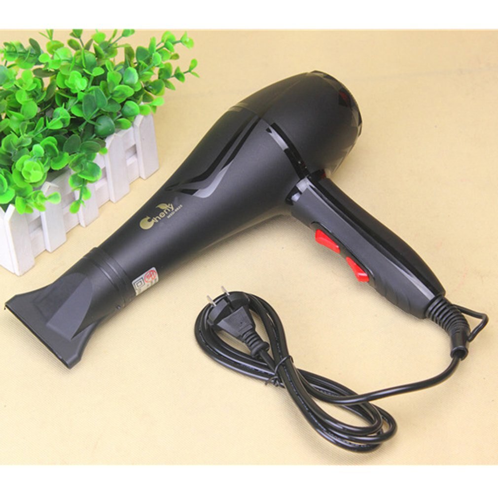 Secador de pelo de , soplador de velocidad de calor negro, de alta potencia, para el cuidado del cabello, Salón doméstico
