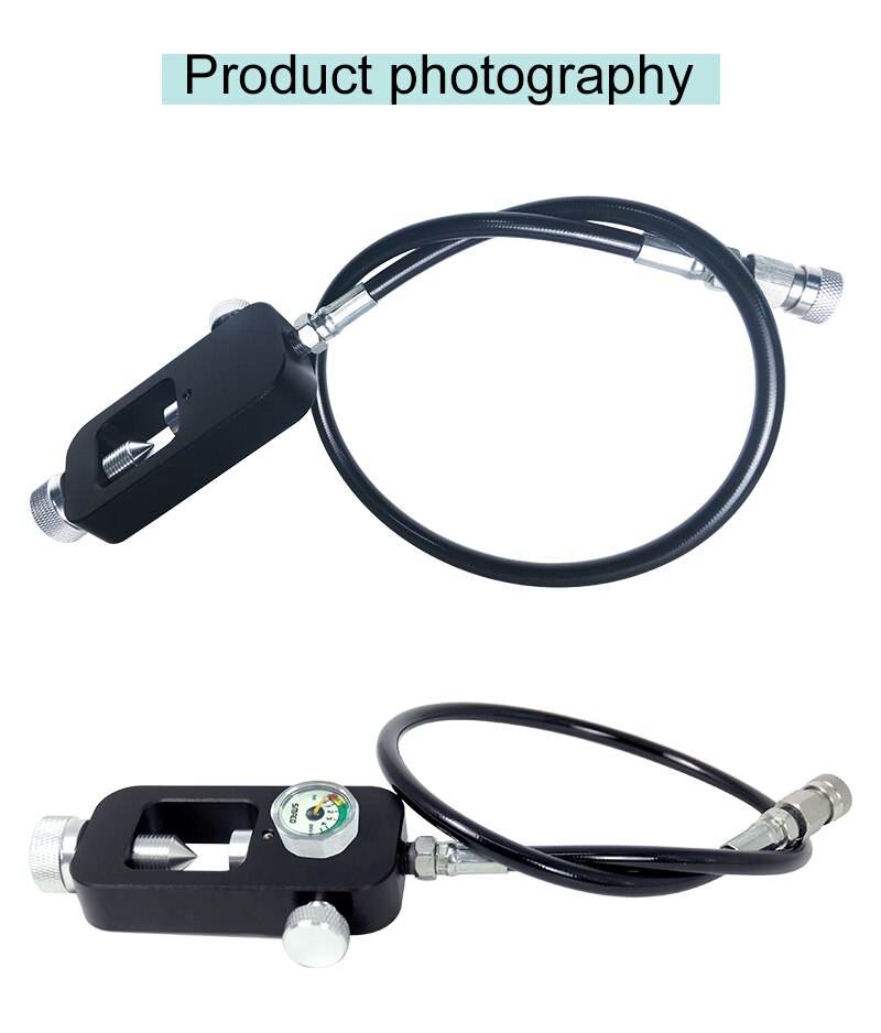 Scuba Tank Refill Adapter Aluminium Alloy Suitable For Scuba Oxygen Cylinder Refill Adapter For Oxygen Cylinder Diving Equipment