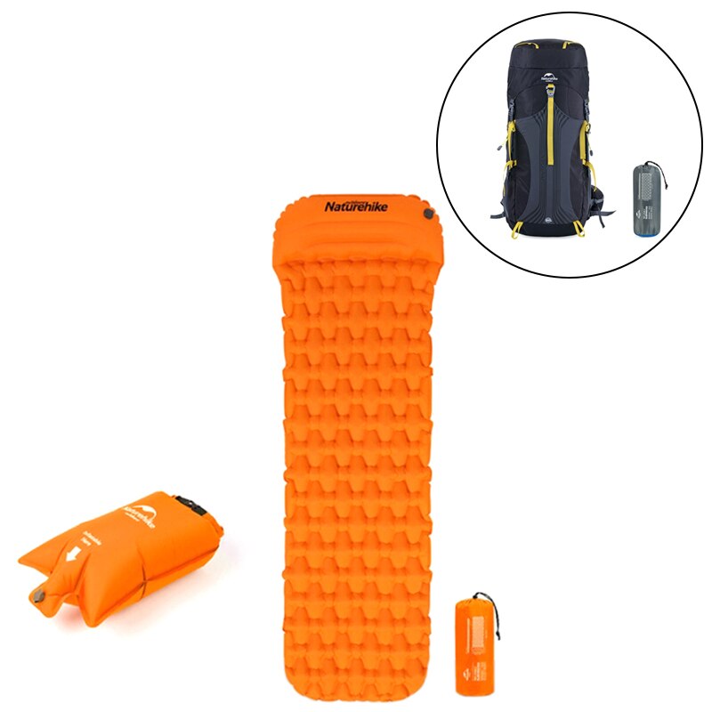 Outdoor Inflatable Mattress Camping Sleeping Pad Ultralight Camping Mattress Sleeping Mat Camping Bed Inflatable Camping Mat