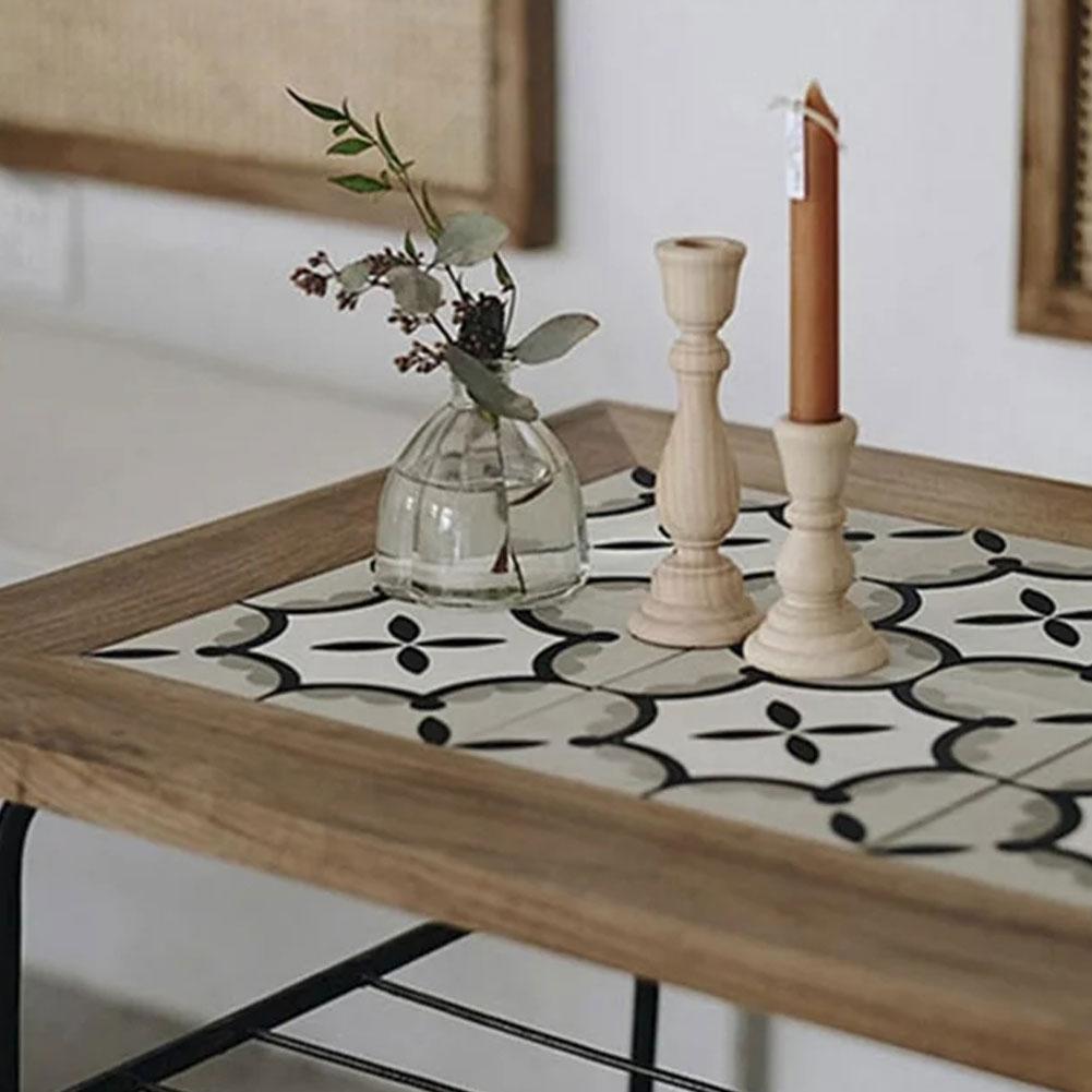 Bougeoir en bois pour décorations de mariage, classique, rétro, ci-après, porte-bougie, fête, salon, décoration de la maison