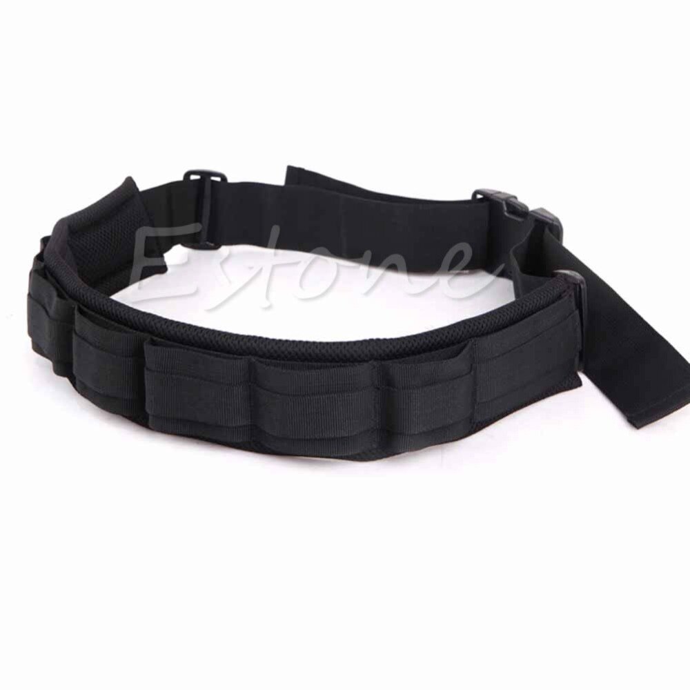 1 PC Adjustable Camera Waist Padded Belt Lens Case Pouch Bag Holder Pack Strap