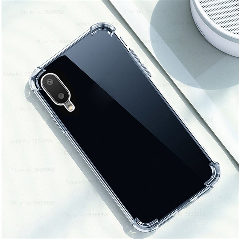 transparent airbag protect shell covers for samsung galaxy a02 a 02 sm-a022f/dsn 6.5'' phone case soft silicone shockproof coque