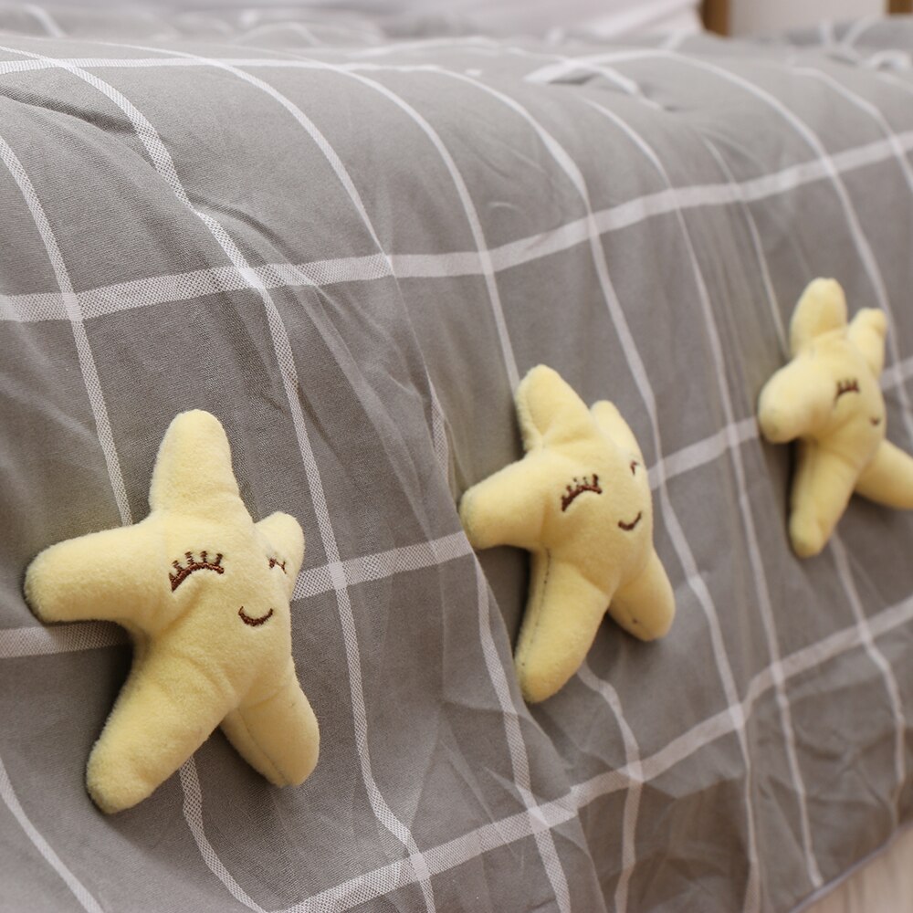 4pcs Quilt Holder Cotton Non-slip Quilt Blanket Clip One Key to Unlock Blankets Cover Fastener Clip Holder Bed Sheet Supplies