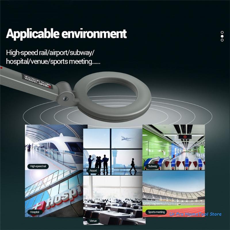 Handheld Metal Detector Applicable to High-speed Railway Airport for Subway Hospital Sports Conference High Sensitive