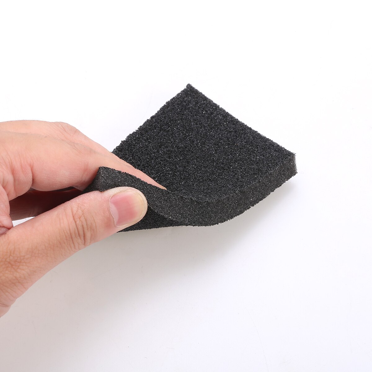 Mayitr 5pcs/lot Black Sponge Kitchen Emery Sponge Cleaner Rub Pot Except Rust Cleaning Sponge for Kitchen Bathroom