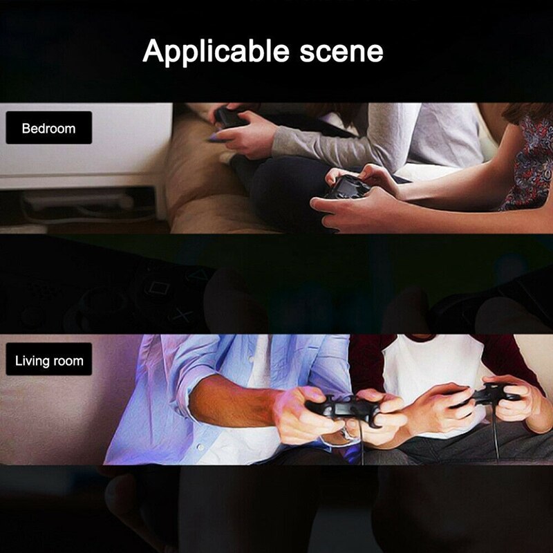 HDMI to 3RCA Cable 1.5M with Scart Head Gold-Plated HDMI to AV Cable HDMI to Three-Color Cable Audio Cable