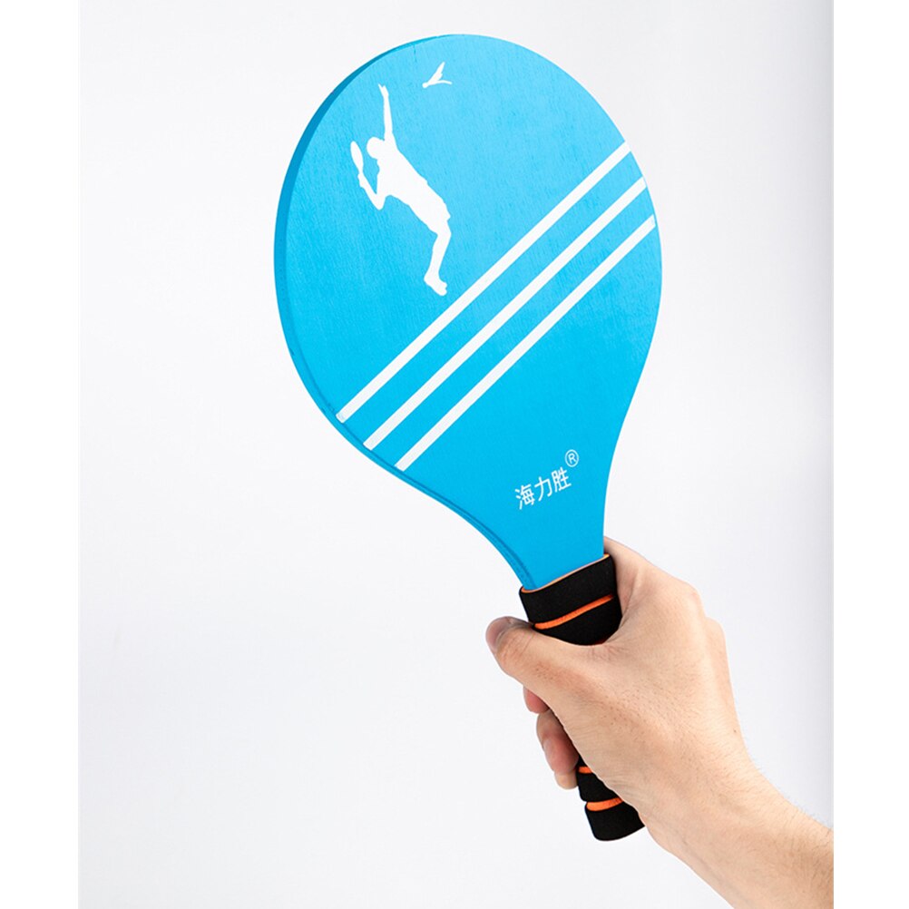 1 set funny board badmintonracket set intressant strandracket set bordtennisracket set i trä (racket och boll eac