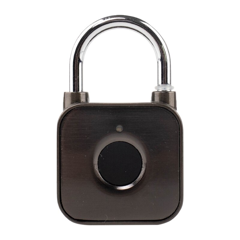 Smart Fingerprint Small Padlock Luggage Anti-Theft Smart Password Lock Student Dormitory Office Cabinet Fingerprint Padlock