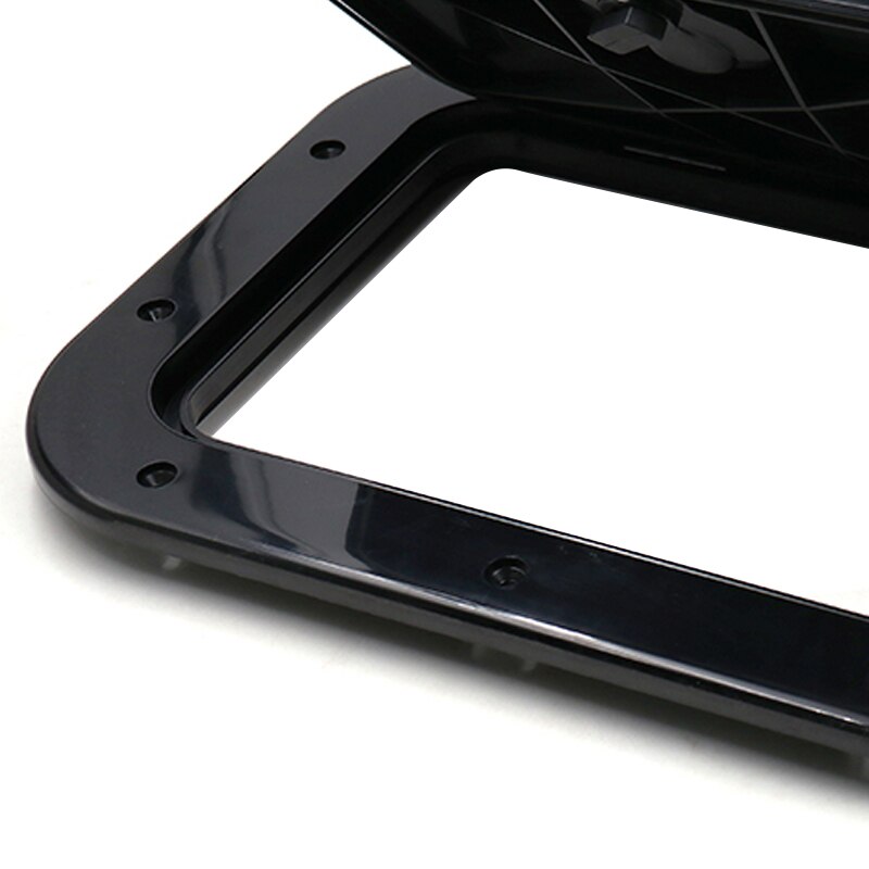 248 x 378mm RV Hatch Plate Durable Inspection Deck Cover with Key for Marine Boat Caravan Deck Compartment Access Yacht Cover
