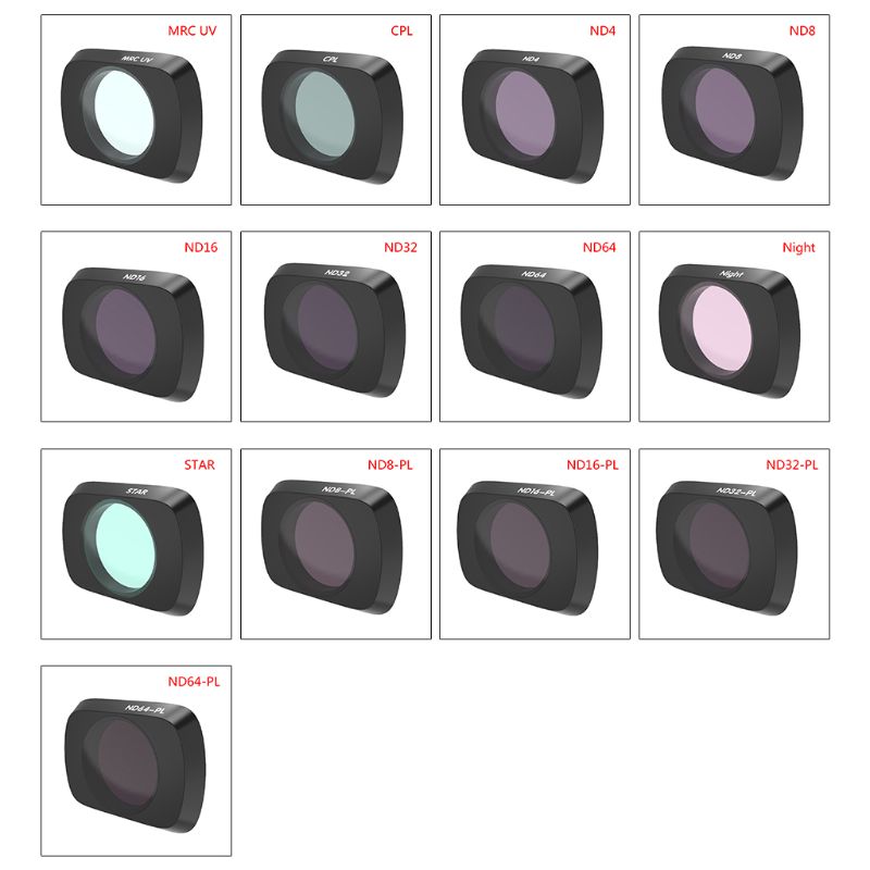 Drone Camera Lens Filter Neutral Density Filter Voor D-JI Mavic Air2 Uv/Cpl/ND4/8 Filter