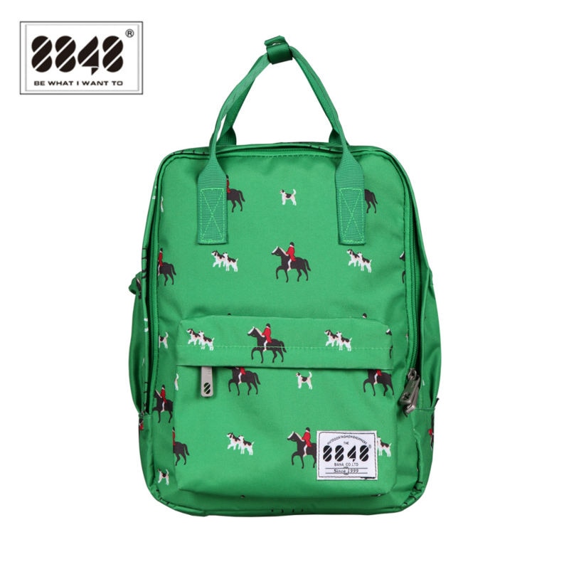 Cavallo verde Delle Donne del College Zaino di Marca Borse da Scuola per le Ragazze Adolescenti Zaini Scuola Per Bambini zaini Spedizione Gratuita