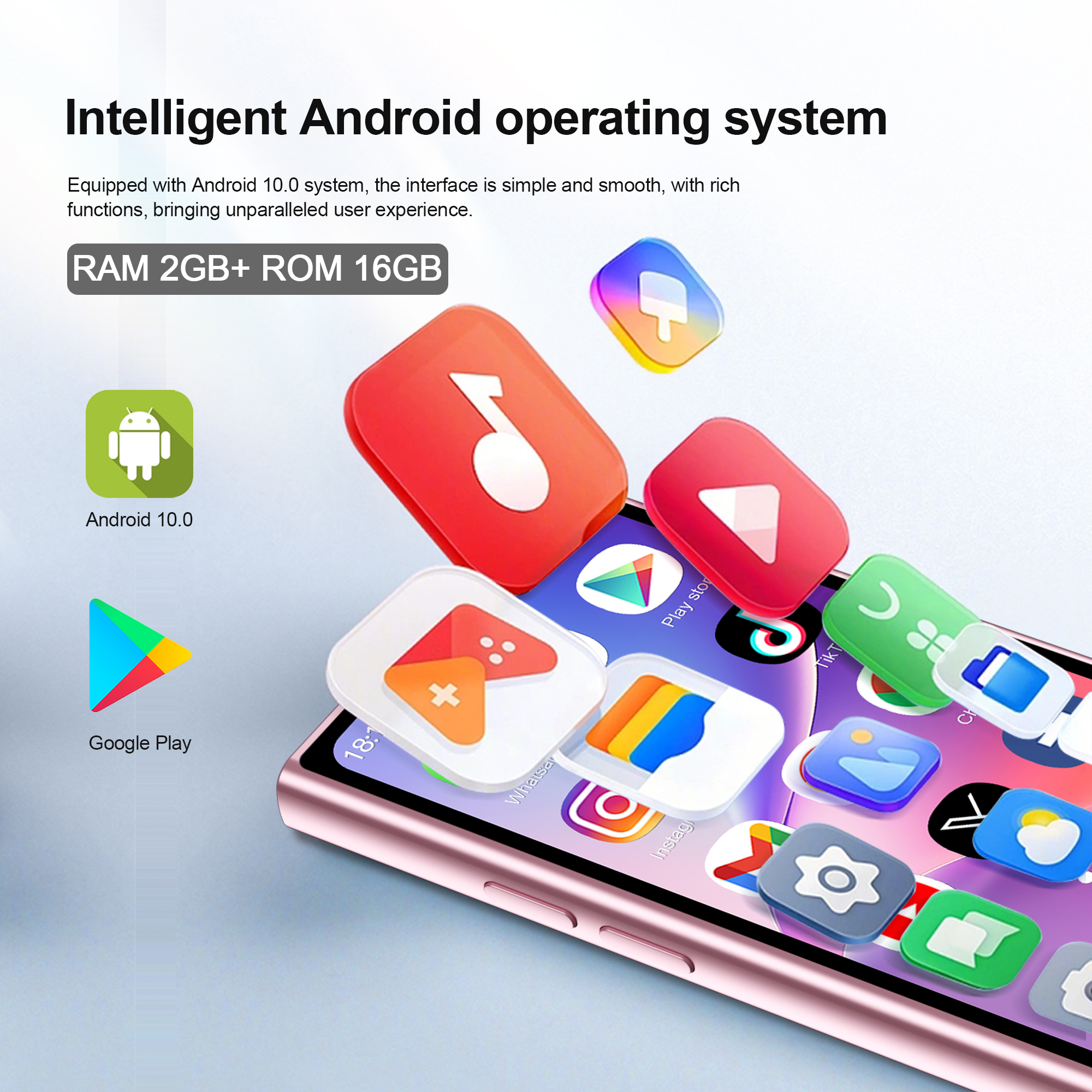 SERVO S27 Mini-Smartphone Android 10.0 WCDMA 3G Mobilfunk Dual SIM 4,0" Display GPS 2000mAh 2+16GB Pocket Smartphones Play Store