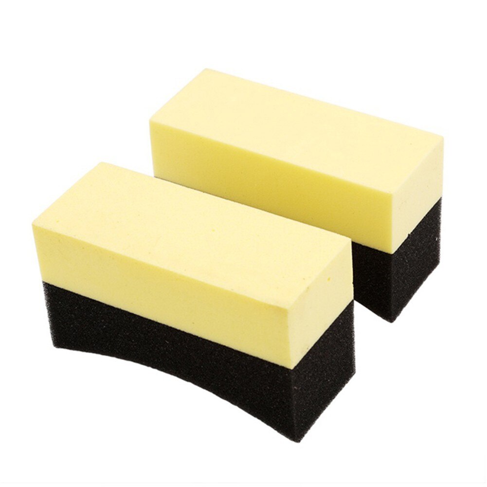 2 unids/pack lavado esponja para rueda de neumático de coche de agua suave esponja de succión de limpiador de neumáticos de coche toallitas de limpieza esponjas