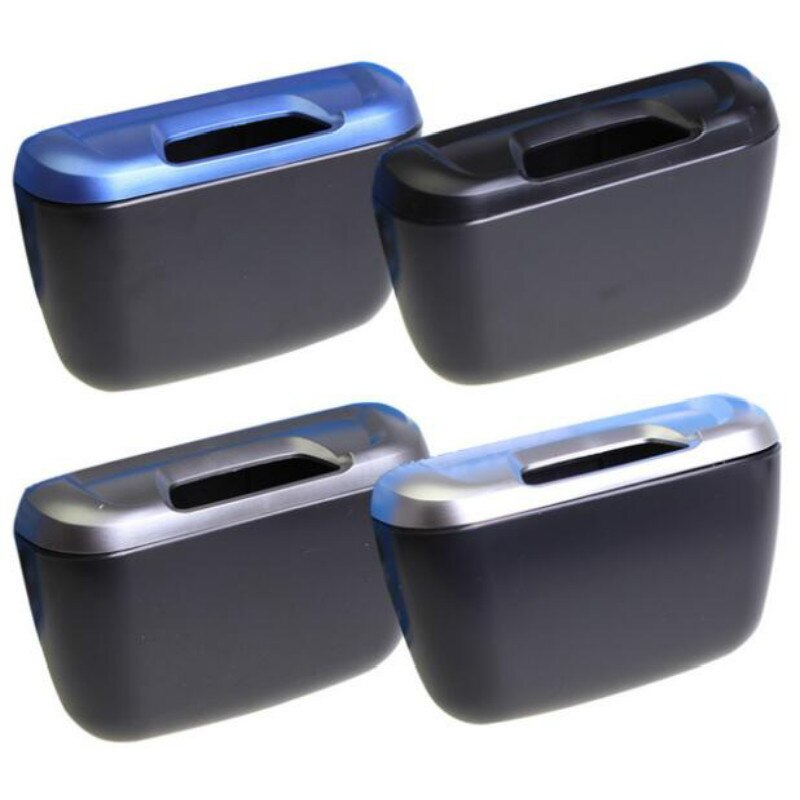 Mini Car Trash Auto Rubbish Dustbin Trash Can Garbage Dust Case Box Car Storage Case Car Trash Bin Car Accessories