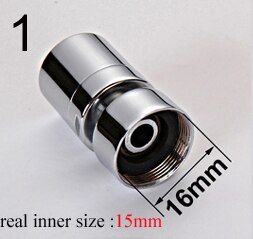 brass faucet adapter 12/14/16/18/20/22/24mm 360 degree swivel aerator female or male thread: 16mm female