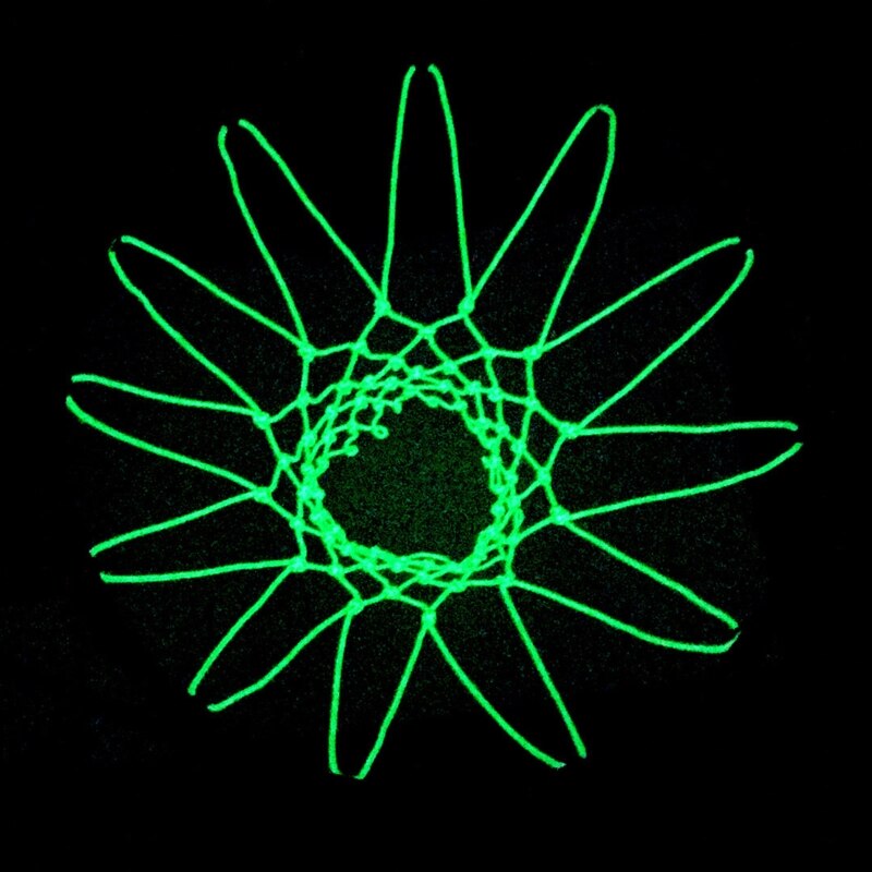 N0ha 12 loops standard size light basketball net night light basketball net mesh basketball court accessories