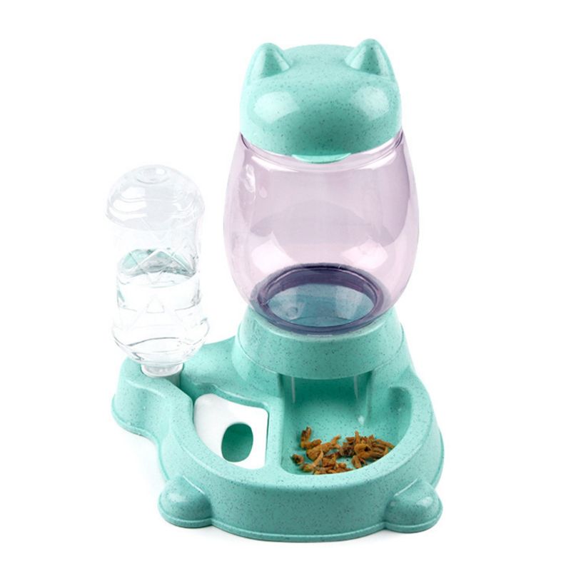 2 in 1 2.2l huisdier automatische voederbak drinkbak hond kat 528ml drinkbakken grote capaciteit voerdispenser voor huisdier kat hond